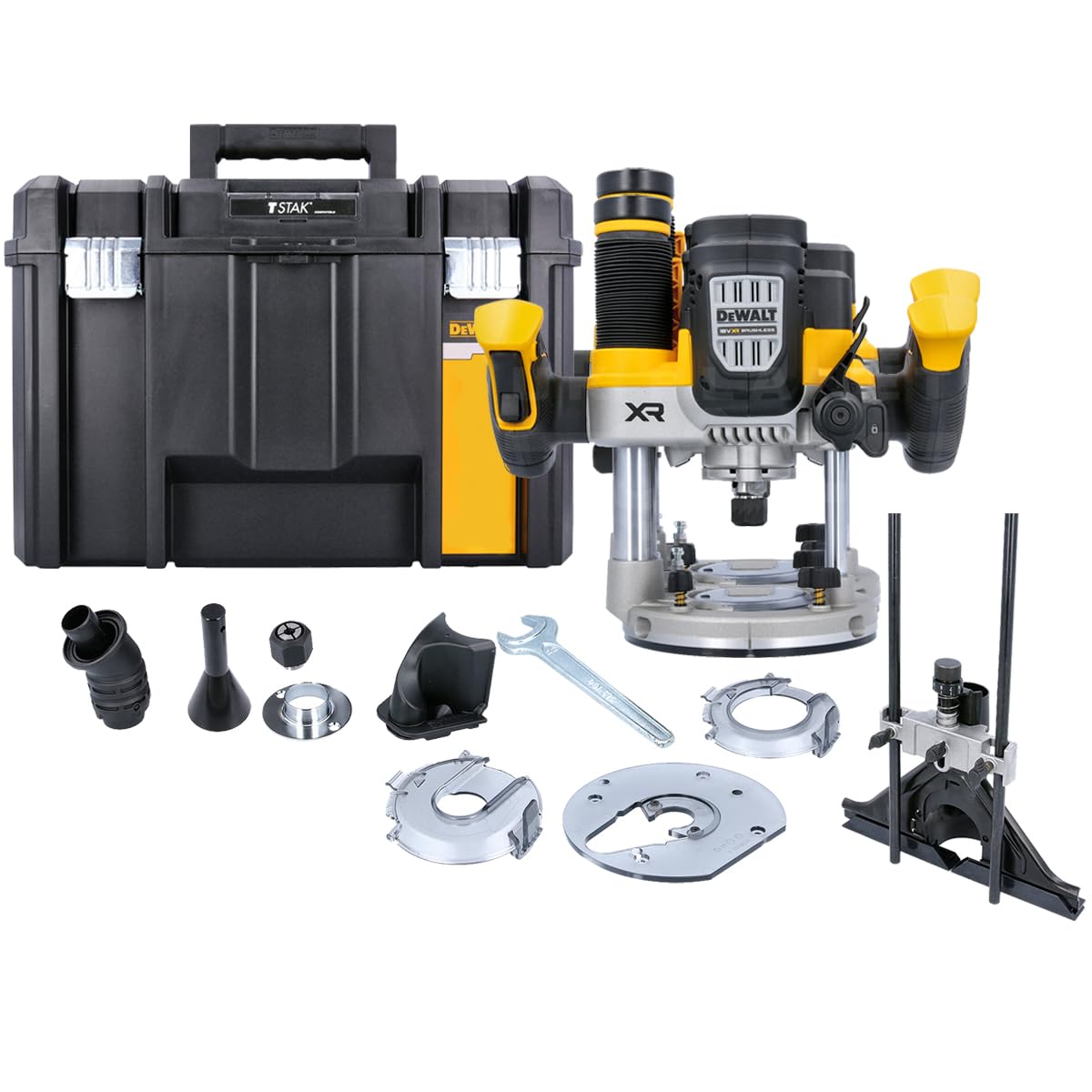 DeWalt DCW620NT 18V XR Brushless 1/2"" Plunge Router In Tstak VI Deep Carry Case