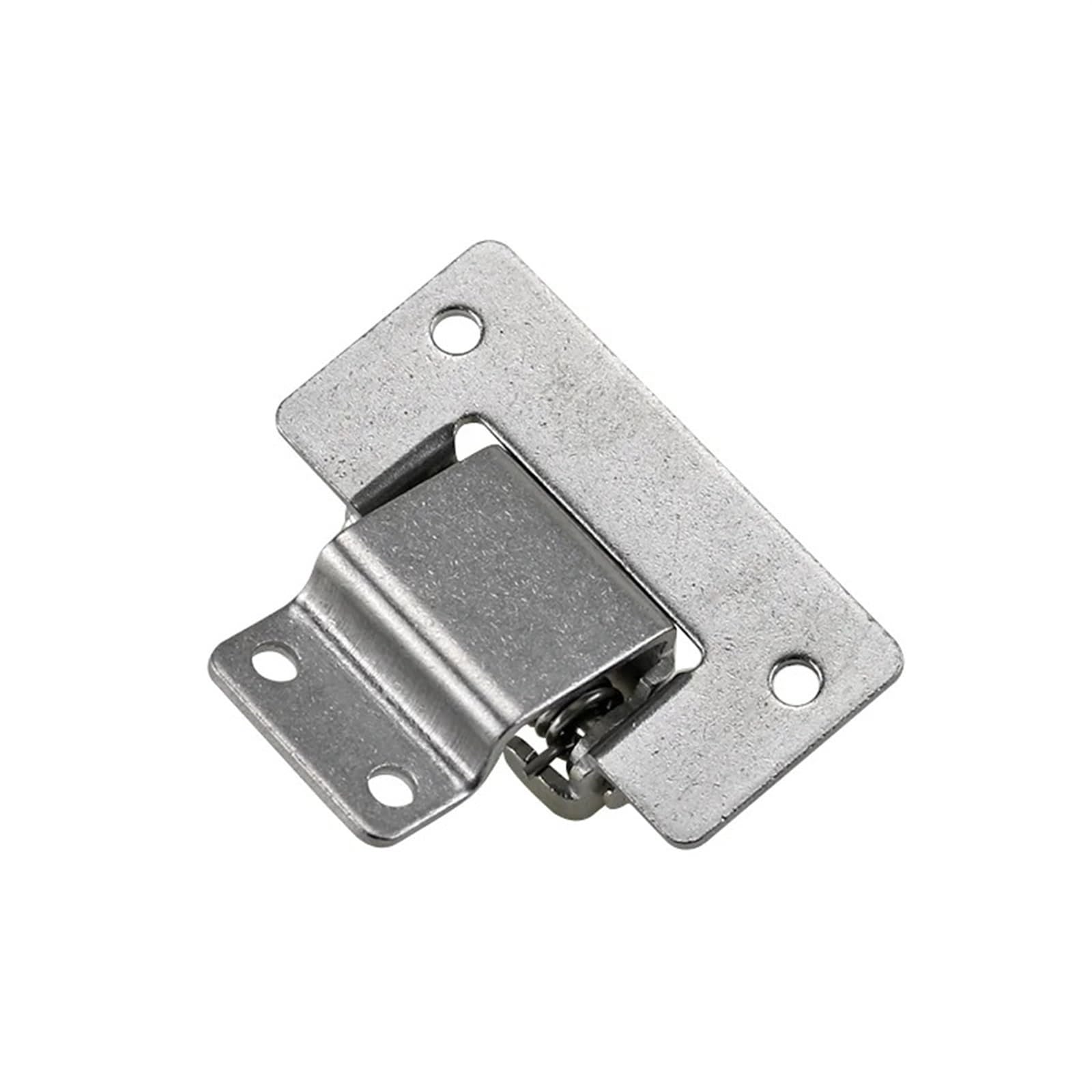Bisagra de resorte de acero inoxidable HL128, rotación de 90 grados for reinicio y cierre automático, Ideal for puertas de armarios eléctricos, 1 ud.