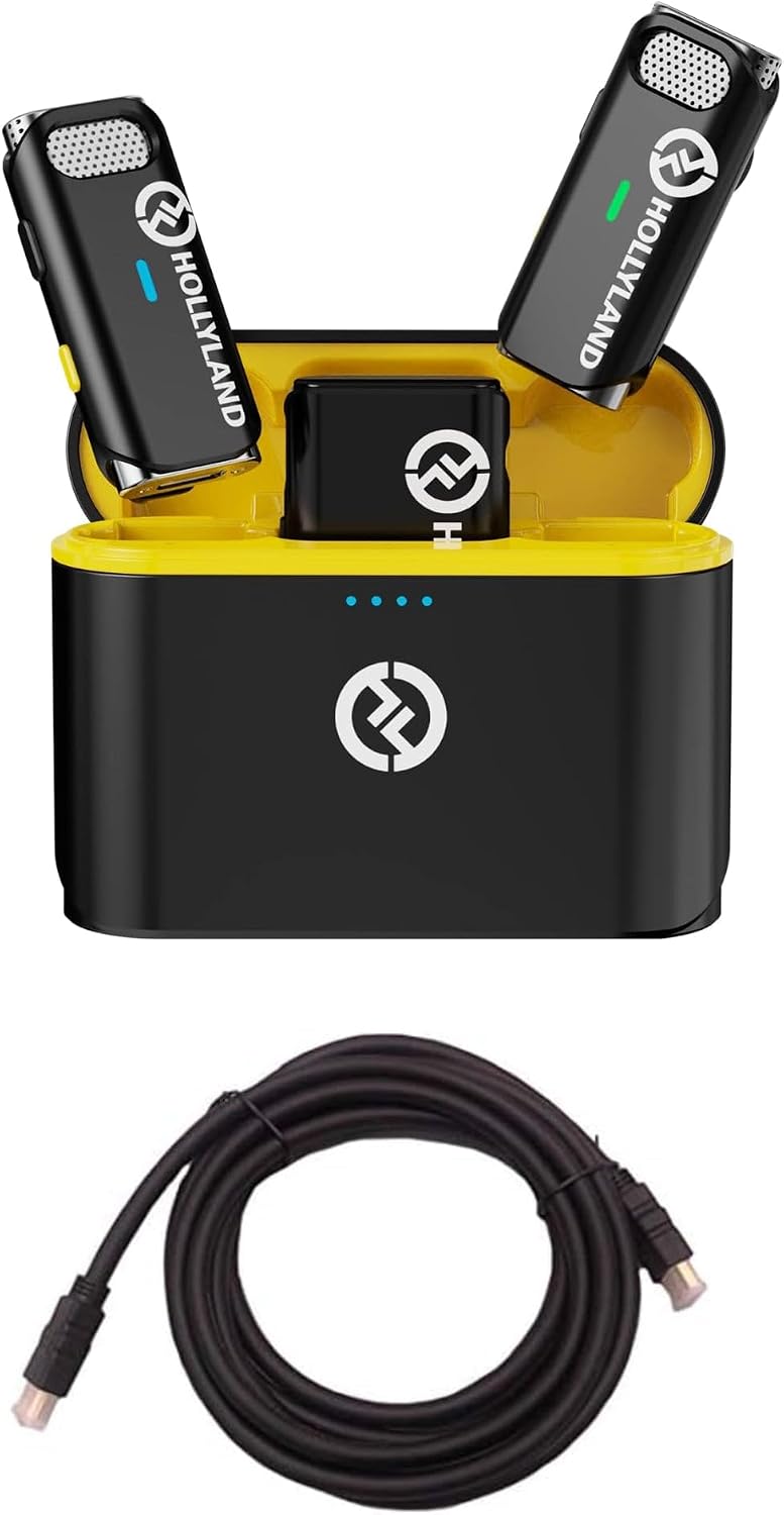 Hollyland HL-Lark 150 Transmitter-B with HS-101 24K Golded Plated HDMI Cable