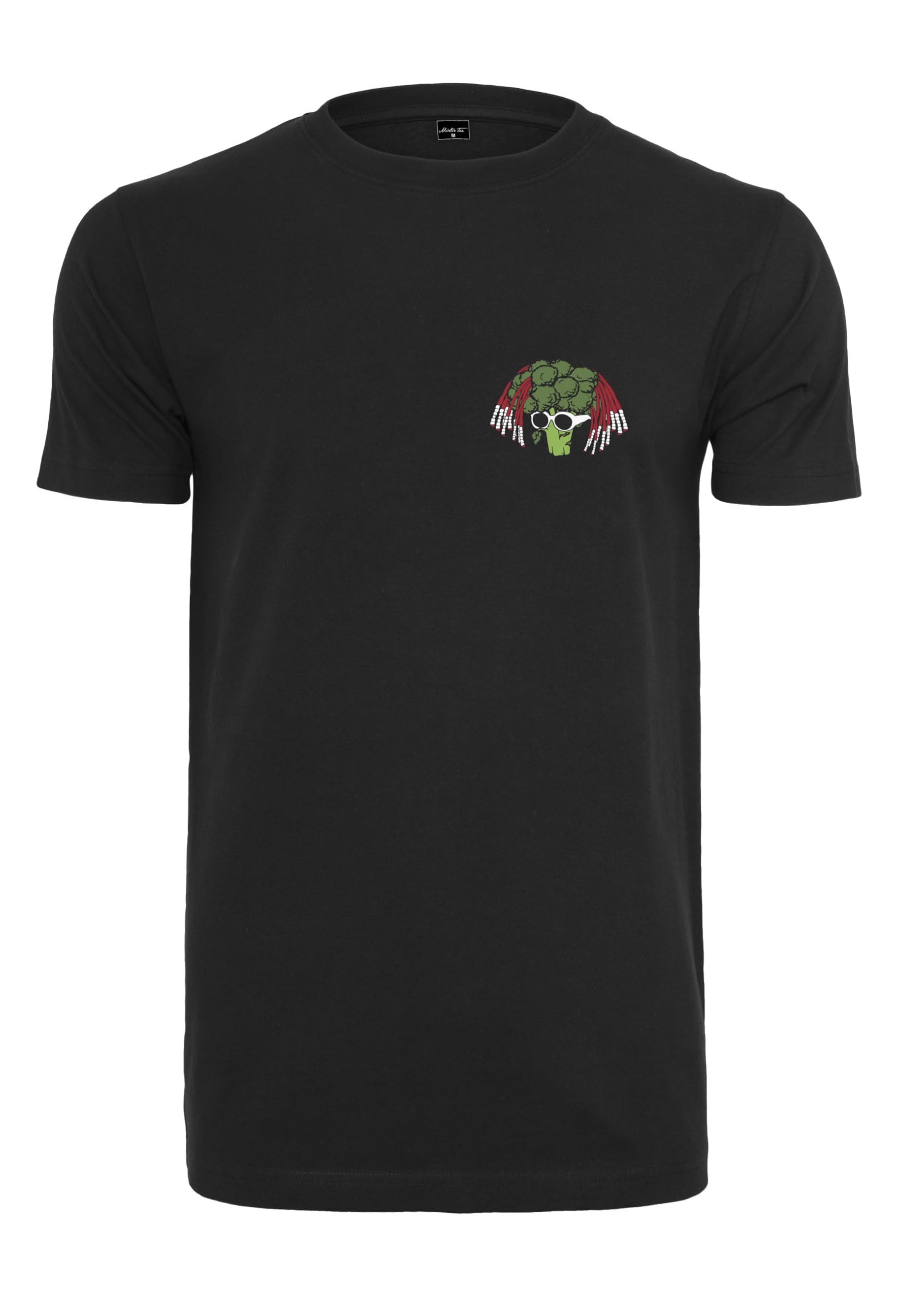 Mister Tee Herren Broccoli Tee T-Shirt, Black, S