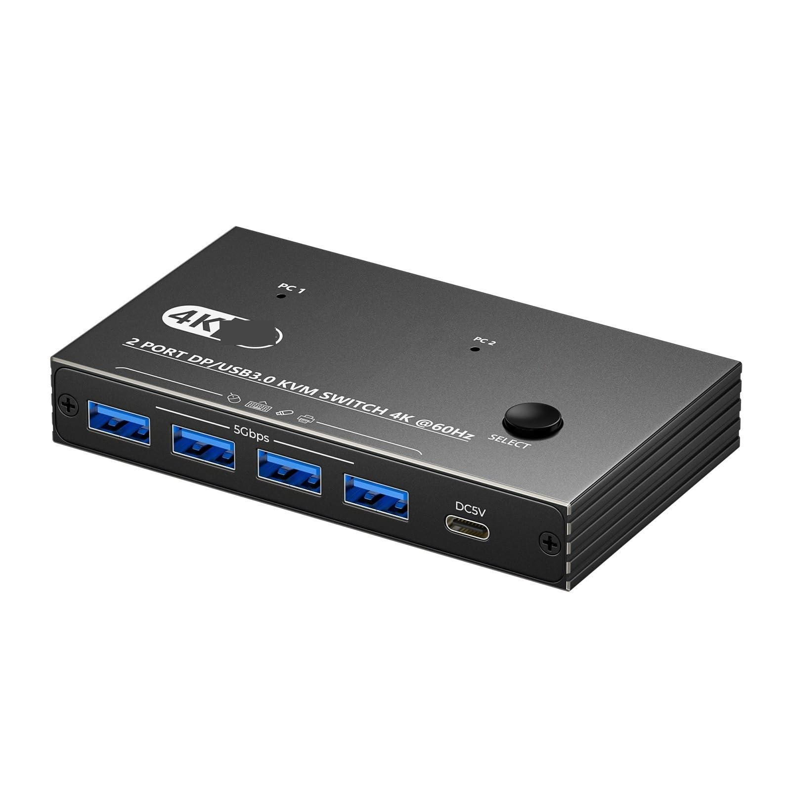 Stazione di Ricarica USB, Switch KVM 8K30 4K60 120Hz DP1.4 2 Ingressi 1 Uscita
