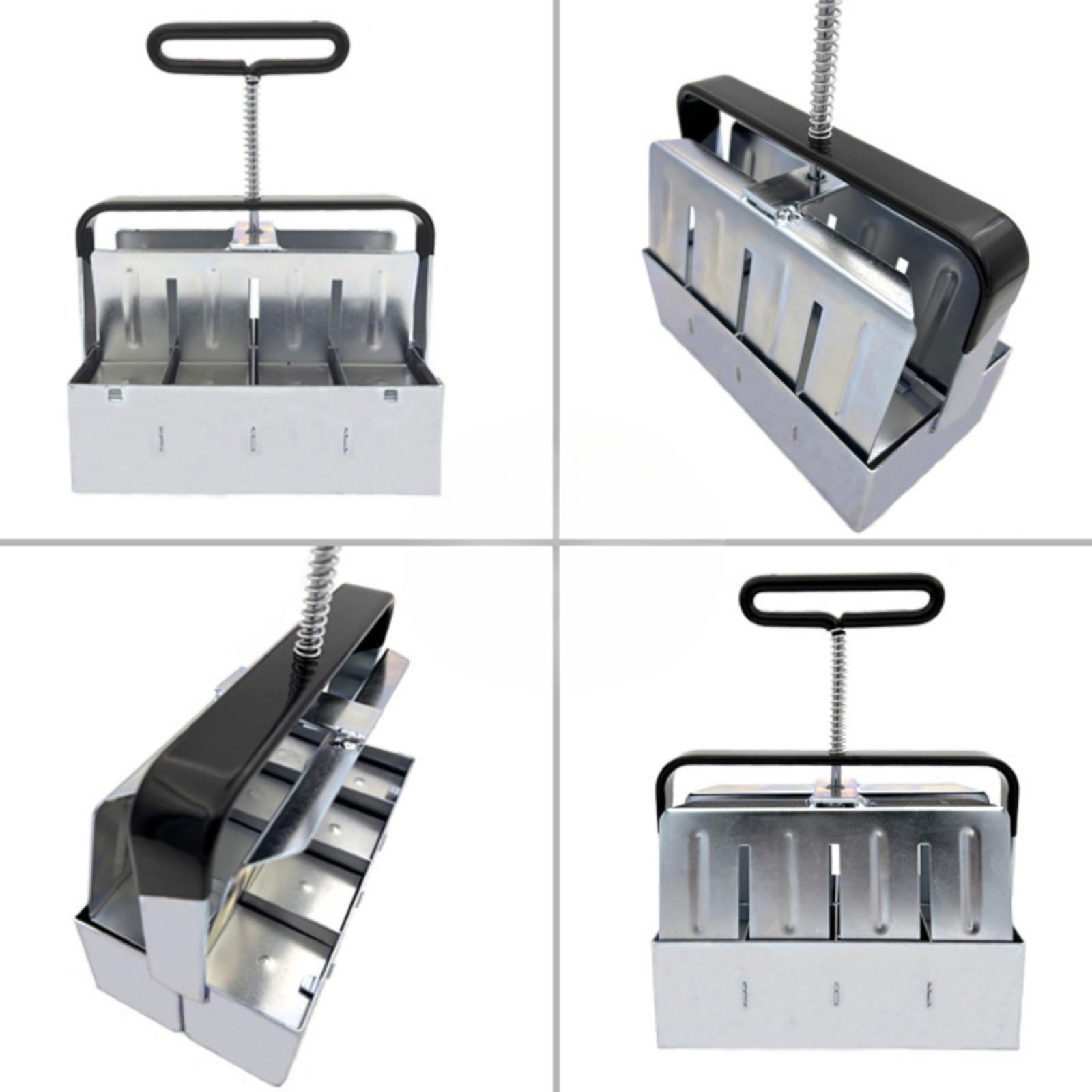 Presse-Mottes à 4 Mottes Robuste Outil Compact pour Jardiniers, Jardin Comestible