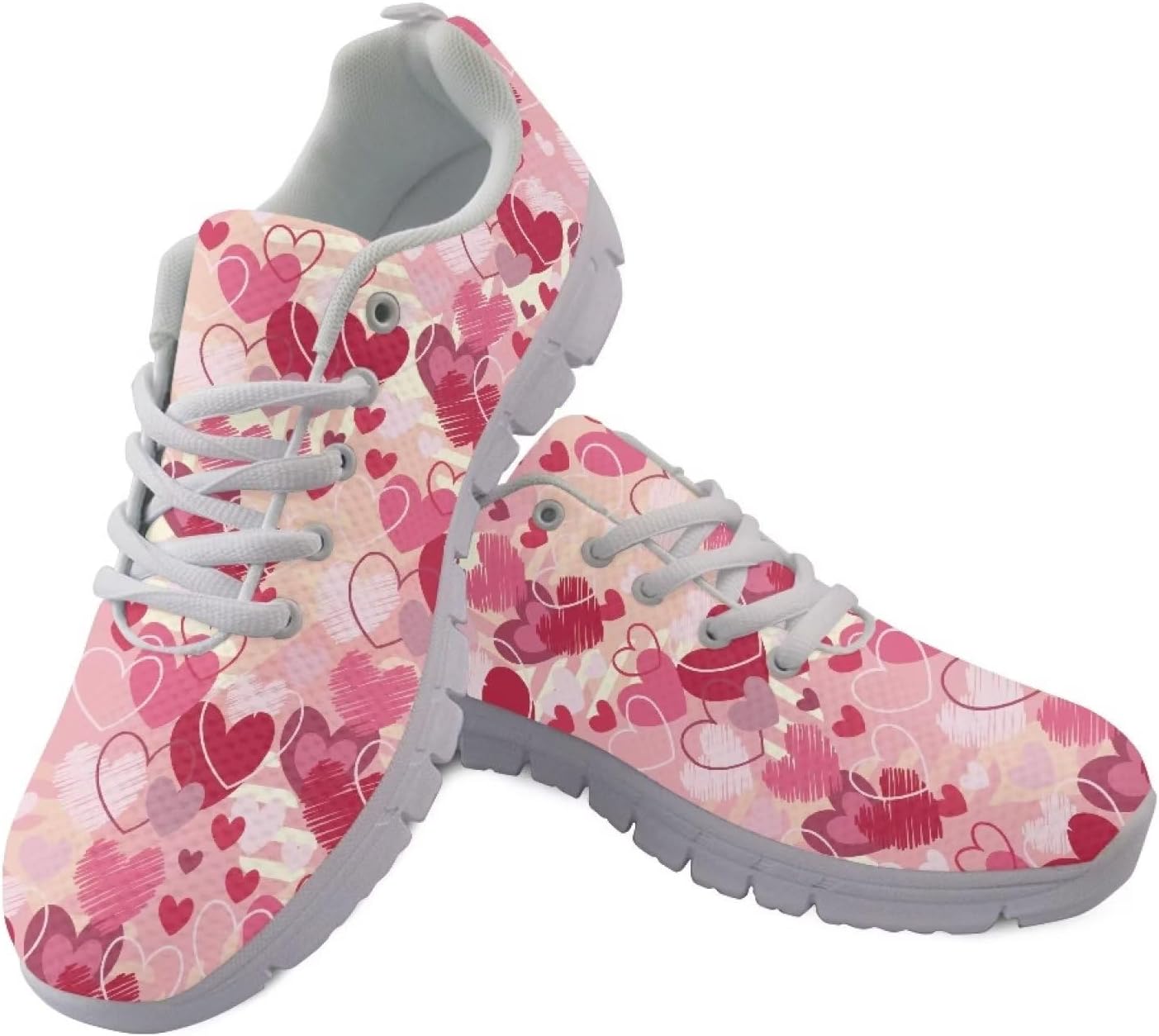 adidas red heart sneakers