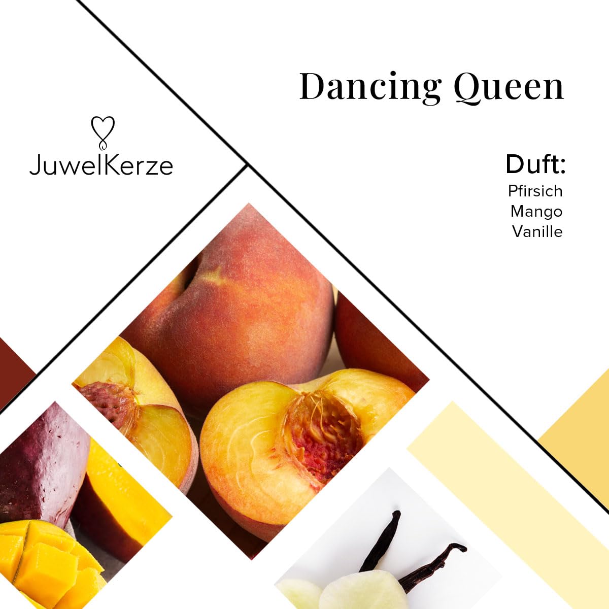 JuwelKerze Dancing Queen Armband Silber - große Schmuckkerze 80 Std - Duftkerze mit fruchtigem Duft - Kerze mit Schmuck Überraschung - Geschenke für Frauen