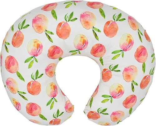 Miniatura 2 de Paquete de 2 fundas de almohada de lactancia, elástico para lactancia materna, ultra suave para bebés y bebés (melocotón)