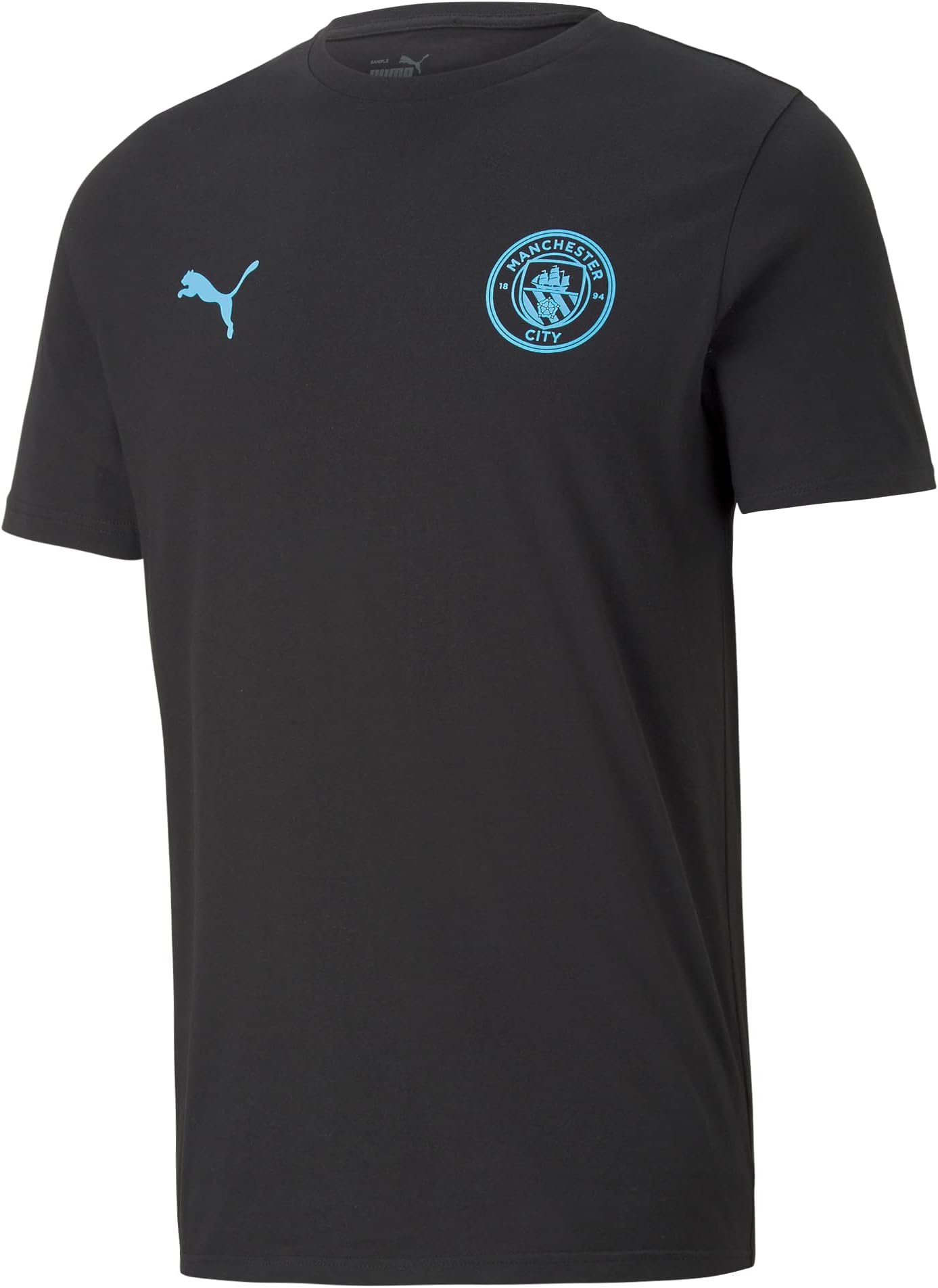 Manchester City Essentials Mens Tee - Black - Medium