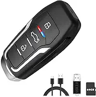 Chave de carro para câmera oculta - 1080P - Mini câmera portátil - câmera oculta com câmera de segurança de detecção de movimento