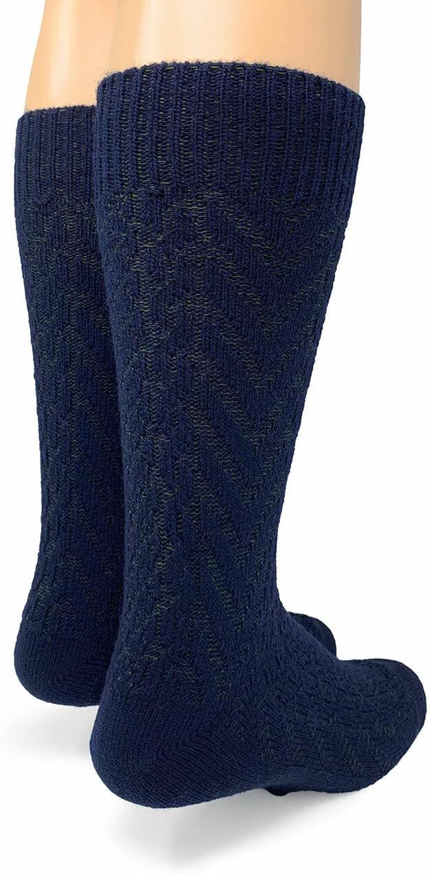 WARRIOR ALPACA SOCKS - Two-Tone Texture Socks Alpaca Wool Socks - Image 3