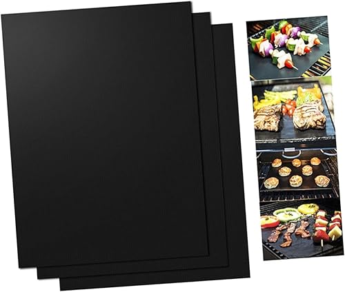 Miniatura 7 de Traje para hombre, 4 piezas, tapete para barbacoa, alfombrillas para parrilla, alfombrilla para barbacoa, alfombrilla para parrilla, antiadherente,