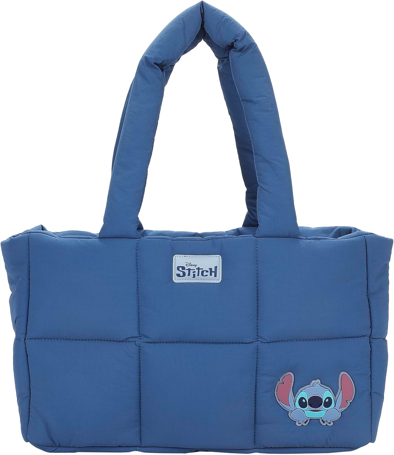 Bioworld Puffer Tote Bag with Rubber and PU Badge