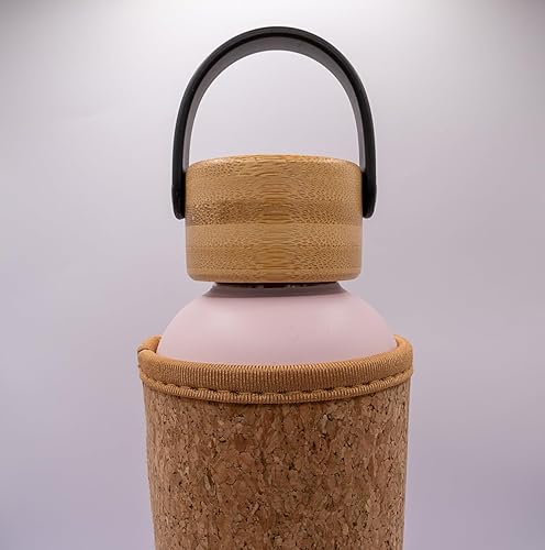 Miniatura 5 de Jarvi The Sauna Bottle - Botella de agua fría helada y fresca al tacto incluso en saunas calientes, capa exterior de corcho natural x neopreno,