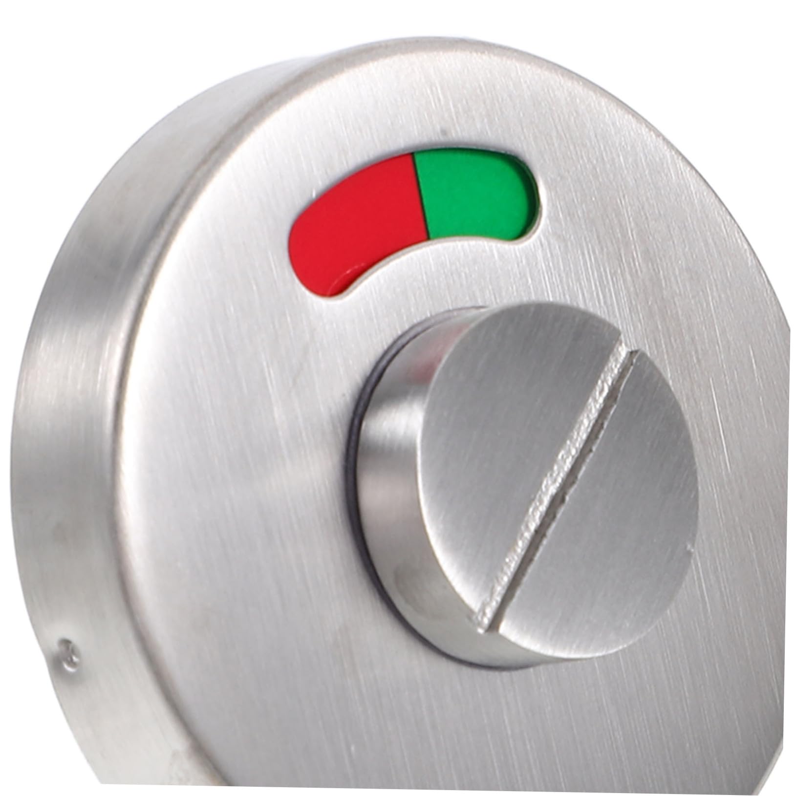 FRCOLOR Serrure Porte Toilettes Indicateur Vert Rouge Serrure Salle de Bain sans Clé Pêne Dormant pour Toilettes Publiques et Espaces Commerciaux