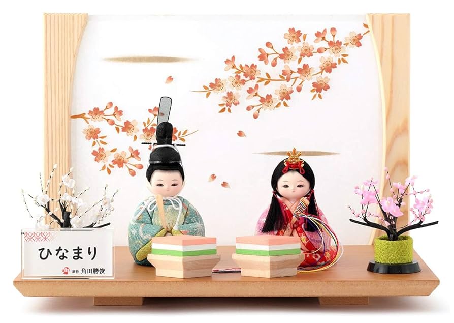 吉徳 ミッフィー雛人形と桜飾り台セット(お好みの物をお選び下さい