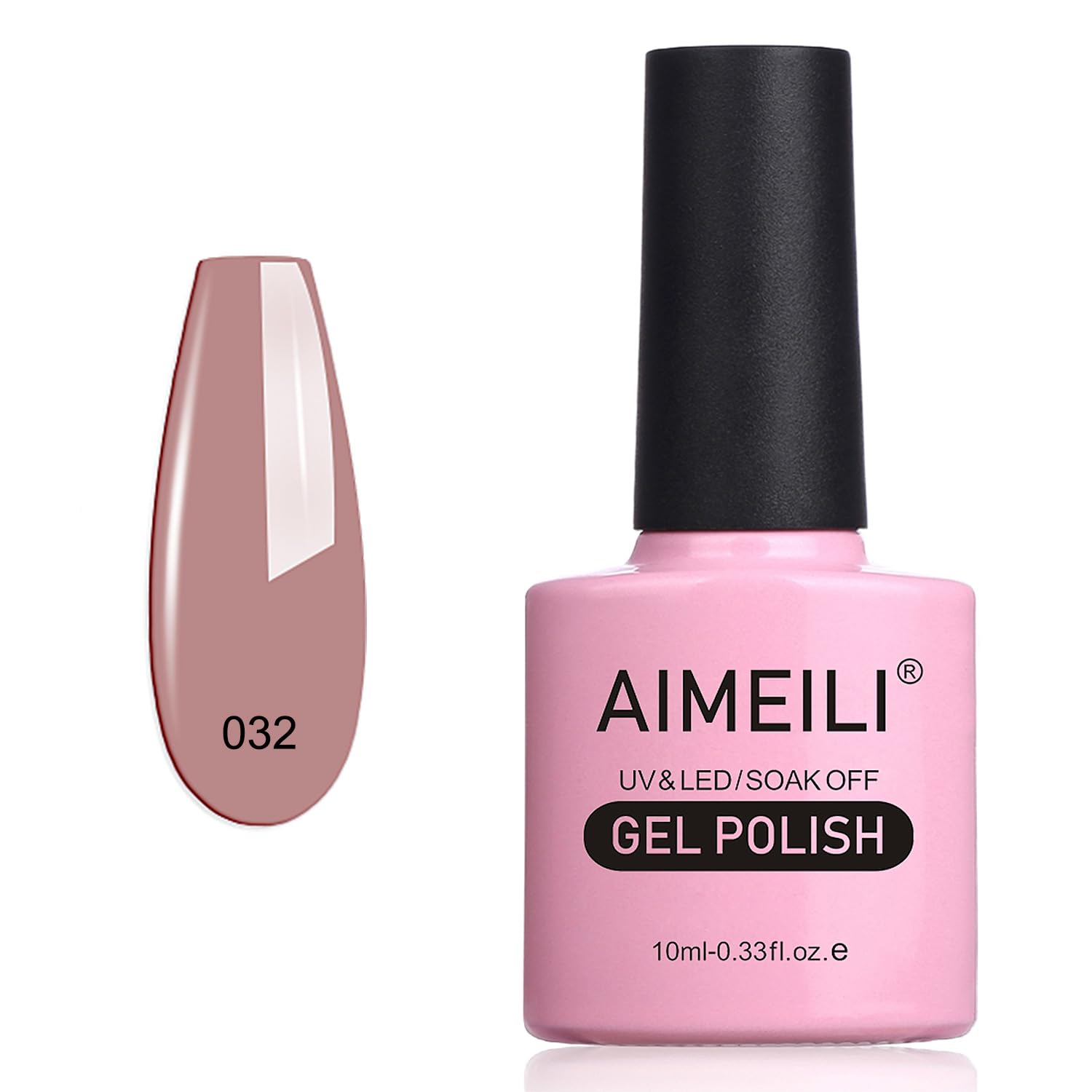 AIMEILI Soak Off UV LED Nude Gel Nail Polish - Eur So Chic (032) 10ml