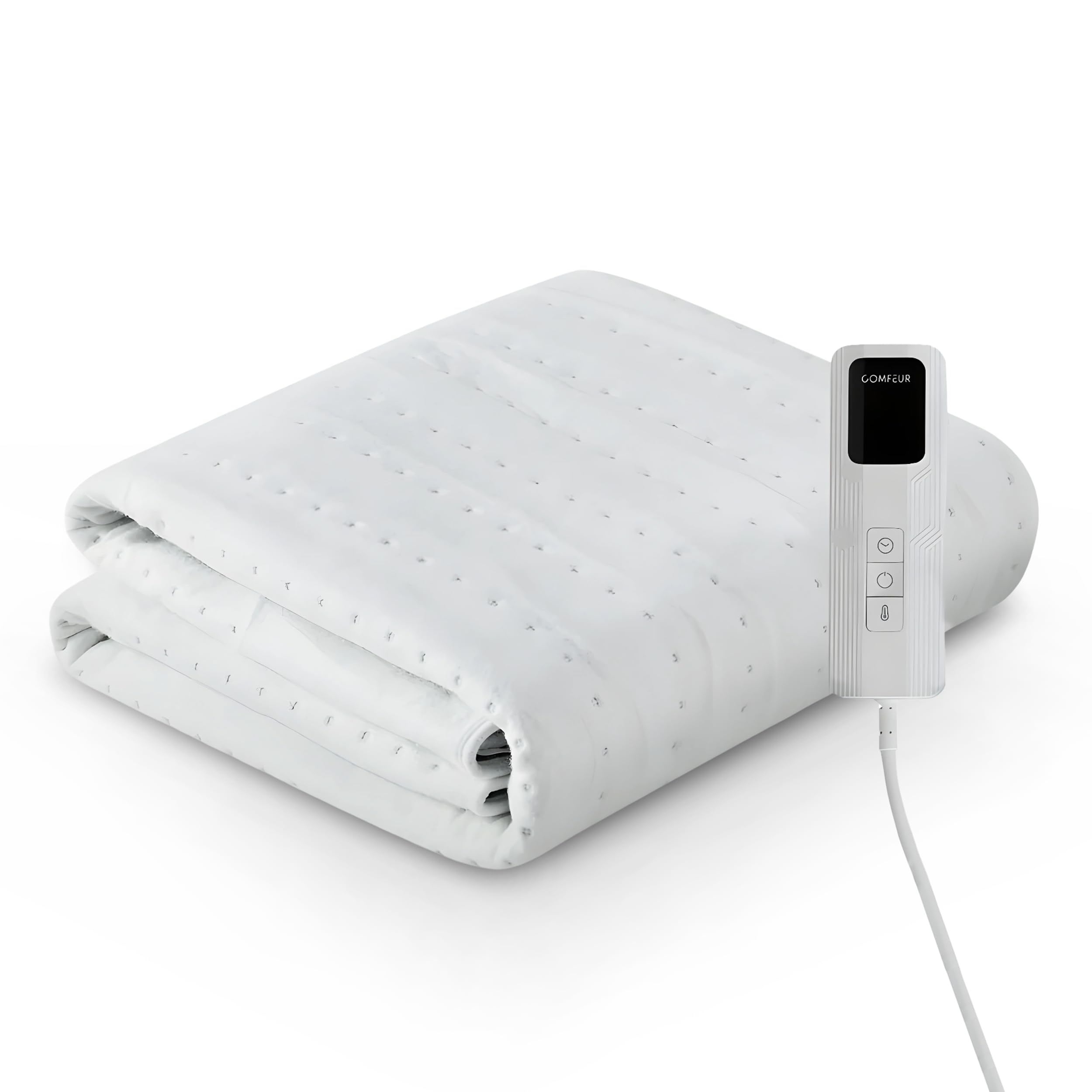 Couverture Chauffante 190 x 80 cm – Chaleur Uniforme Corps & Pieds, 9 Niveaux de Température, Minuterie avec Arrêt Automatique, Lavable, Basse Consommation pour Confort d'Hiver