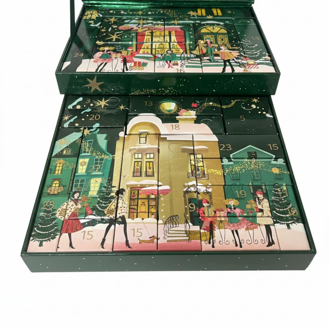 Douglas Calendario de Adviento 2025 para mujer, maquillaje de lujo, brillo de labios, delineador de labios, rímel, calendario de Adviento de belleza para mujer y mujer, calendario de Adviento