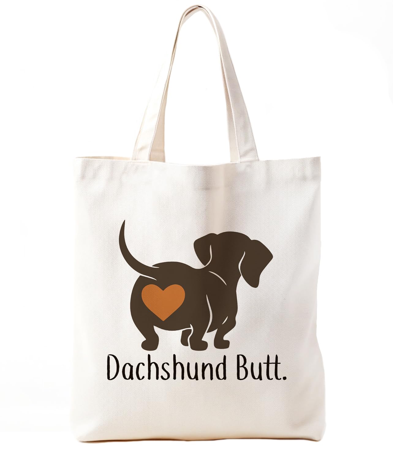 Funny Dog Canvas Tote Bag For Women - Dog Mom Gift With Texting Codes Design, Reusable Shopping Bag