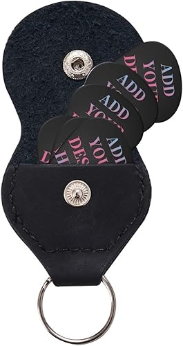 Miniatura 6 de Paquete de 6 púas de guitarra personalizadas, diseño de tu propio nombre, texto, imagen, logotipo, los mejores regalos conmemorativos para