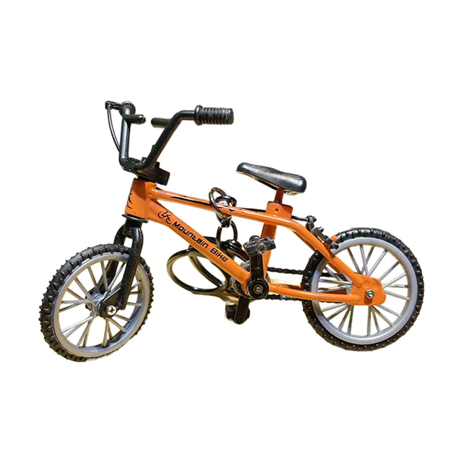 Finger Bike, Bike Model Key Chain, Mini Bike Toy, Creative Detachable Assembly Car Keychain Ornament, Suitable as a Finger Bike for Creative Play-image-47