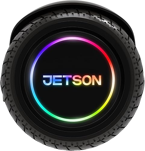 Miniatura 3 de Jetson - Aeropatineta todo terreno con luces LED, ruedas de iluminación LED, aeropatineta autoequilibrante con tecnología Active Balance, apta a