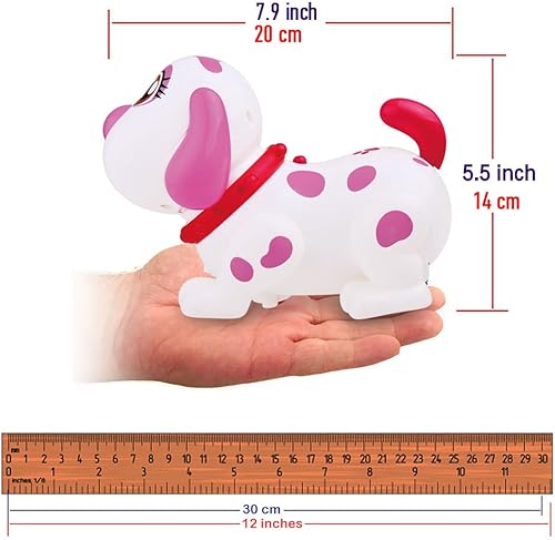 Miniatura 5 de WEofferwhatYOUwant Perro electrónico para mascotas baterías originales incluidas robot interactivo para cachorros Helen responde al tacto caminar