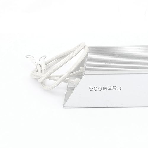 Miniatura 2 de uxcell Resistencia de frenado de aluminio de la vivienda de los terminales del estirón de la soldadura de 500W 4 ohmios