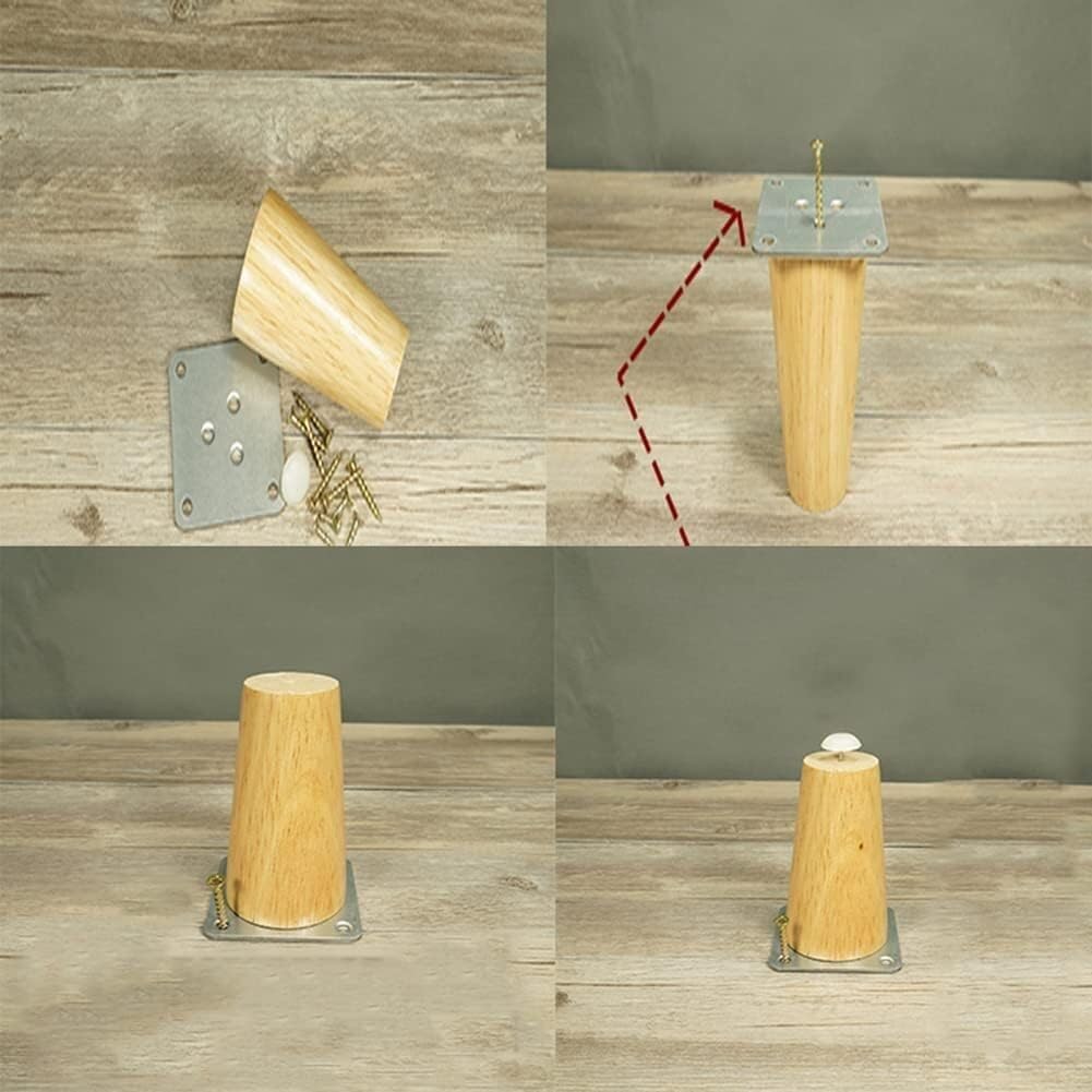 4 gambe di ricambio for tavolini, divani e mobili bassi(30CM)