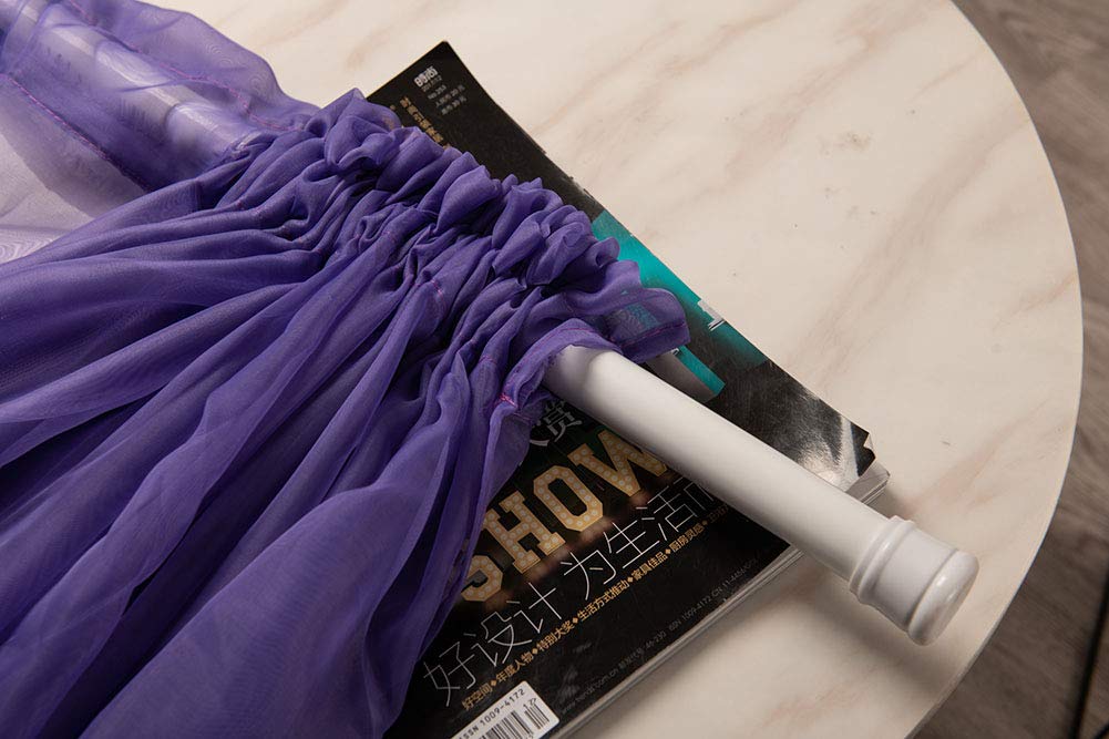 Boyouth Rideaux En Voile Transparent De Couleur Unie, Pour Chambre à Coucher, Salon, Hôtel, Vert Clair, 1 Panneau, 150 X 270 Cm