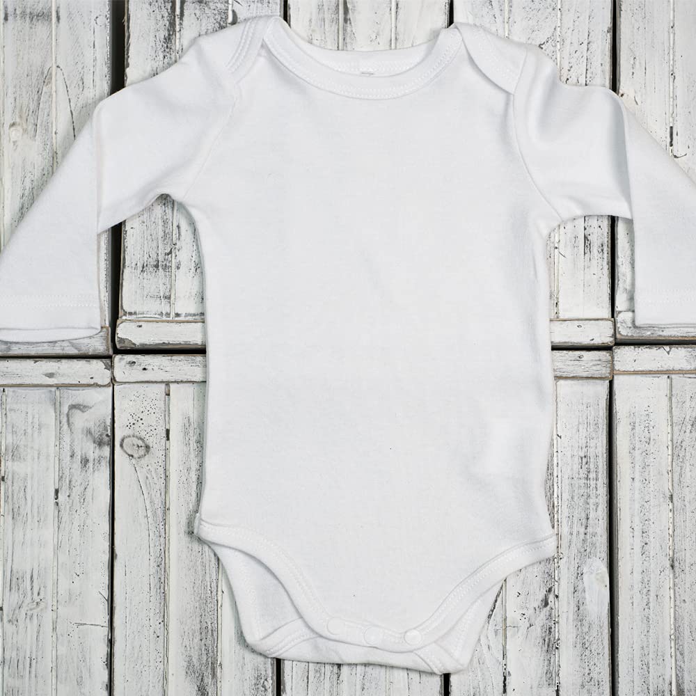 Body personalizzato con nome per neonato | 100% cotone | body a maniche lunghe | per bambino/ragazza | regalo per papate e mamme | neonati | baby shower | blu | 6/12 Mesi | BebeDeParis
