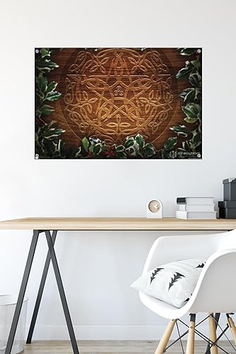 Miniatura 6 de Trends International Brigid Ashwood - Celtic Yule Christmas Pentacle Wall Poster, 22.37" x 34.00", Premium Poster & Push Pin Bundle