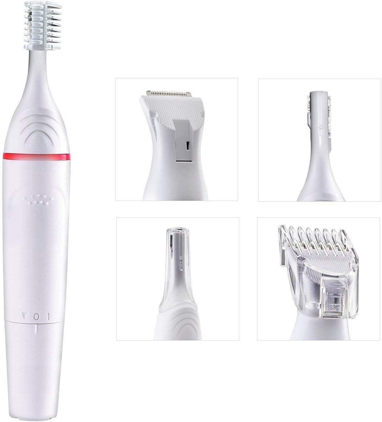 CARECROFT Women's Sensitive Touch Electric Bikini Trimmer - Painless Hair Removal Tool for Private Part and Underarms, Eyebrow