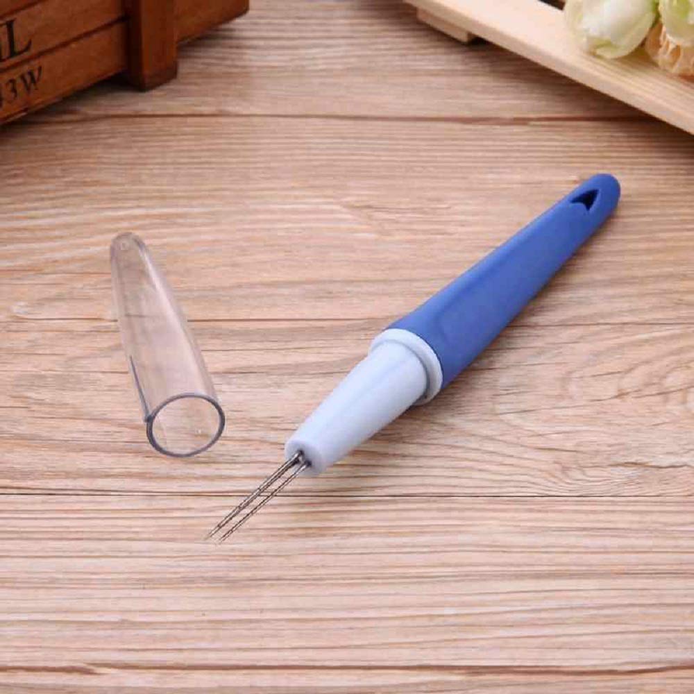 Generic 1 Felt Perforator Pen, 3-Needle Felting Pen, Blue, 15 cm, Adult, Unisex, All Seasons, Traditional, Felting Kit