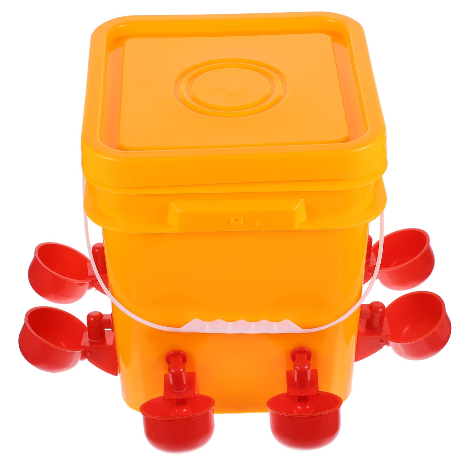 Abreuvoir pour Poulets Automatique avec Tasses D’abreuvement, 1 Set | Remplissage Facile, Distribution Automatique de L’eau, pour Cailles et Animaux Domestiques