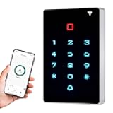 Wireless WiFi Access Control Keypad, Backlight Door Access Control System + 5PCS ID Keychains, Wiegand 26, Password Keypad for House Apartment, TUYA Wireless Entry Security Access Controller