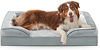 Vista 28 de FURTIME Cama ortopédica para perros extra grandes – Sofá cama impermeable XL para perro, cama de espuma de apoyo ultra cómoda con funda extraíble