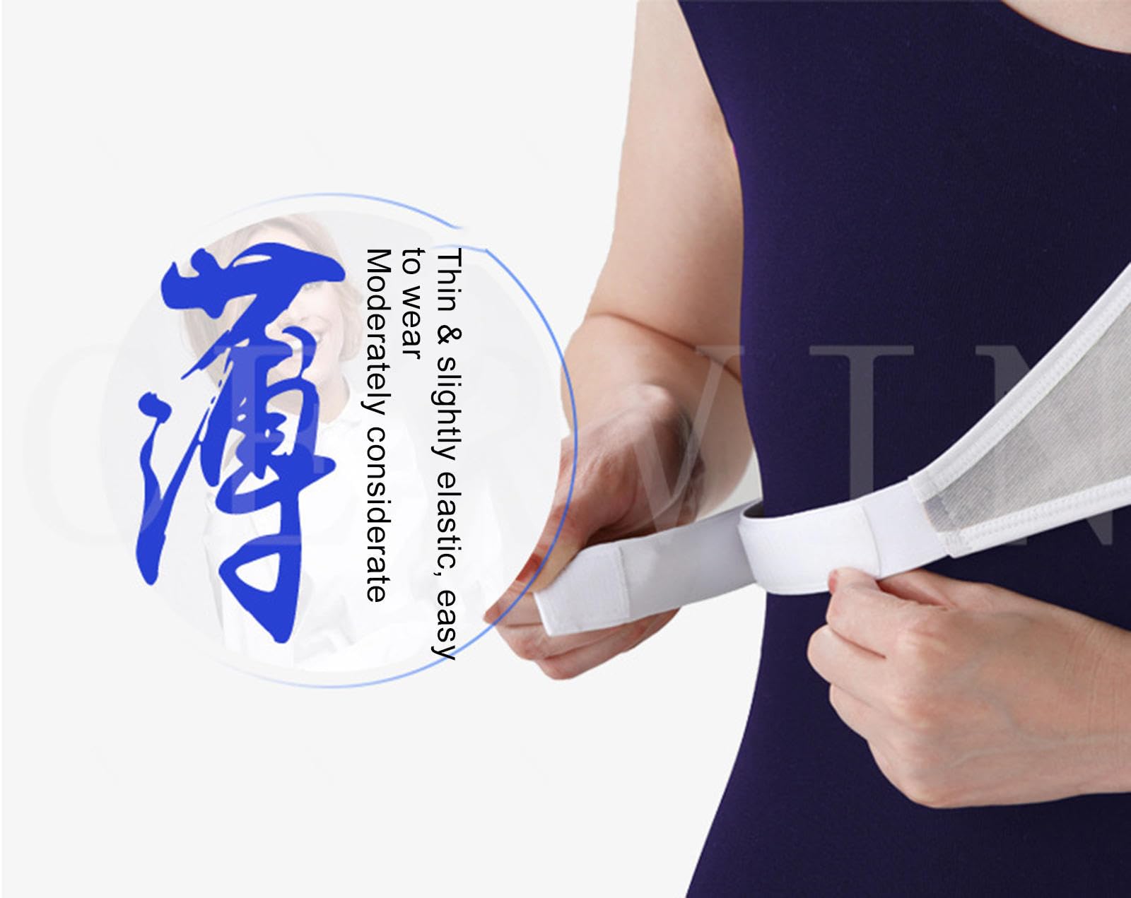 tutore correttore posturale Supporto per Spalla Tutore per Schiena Cinghia Fascia Fascia Imbottitura Spalla Singola Regolabile Traspirante Sport Cura Protezione Protezione Spalla