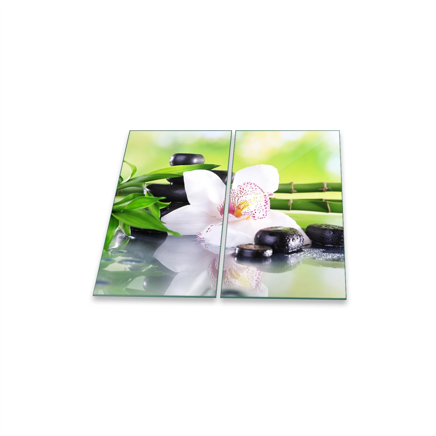 Herdabdeckplatte Abdeckung Ceranfeld Abdeckplatte Schneidebrett 2-Teilig 60x52  Bambus Mehrfarbig Spritzschutz Glasplatte Ceranfeldabdeckung Schutz  Herdschutz Sicherheitsglas Glasschneidebrett 2x30x52 : Amazon.de: Kche,  Haushalt & Wohnen