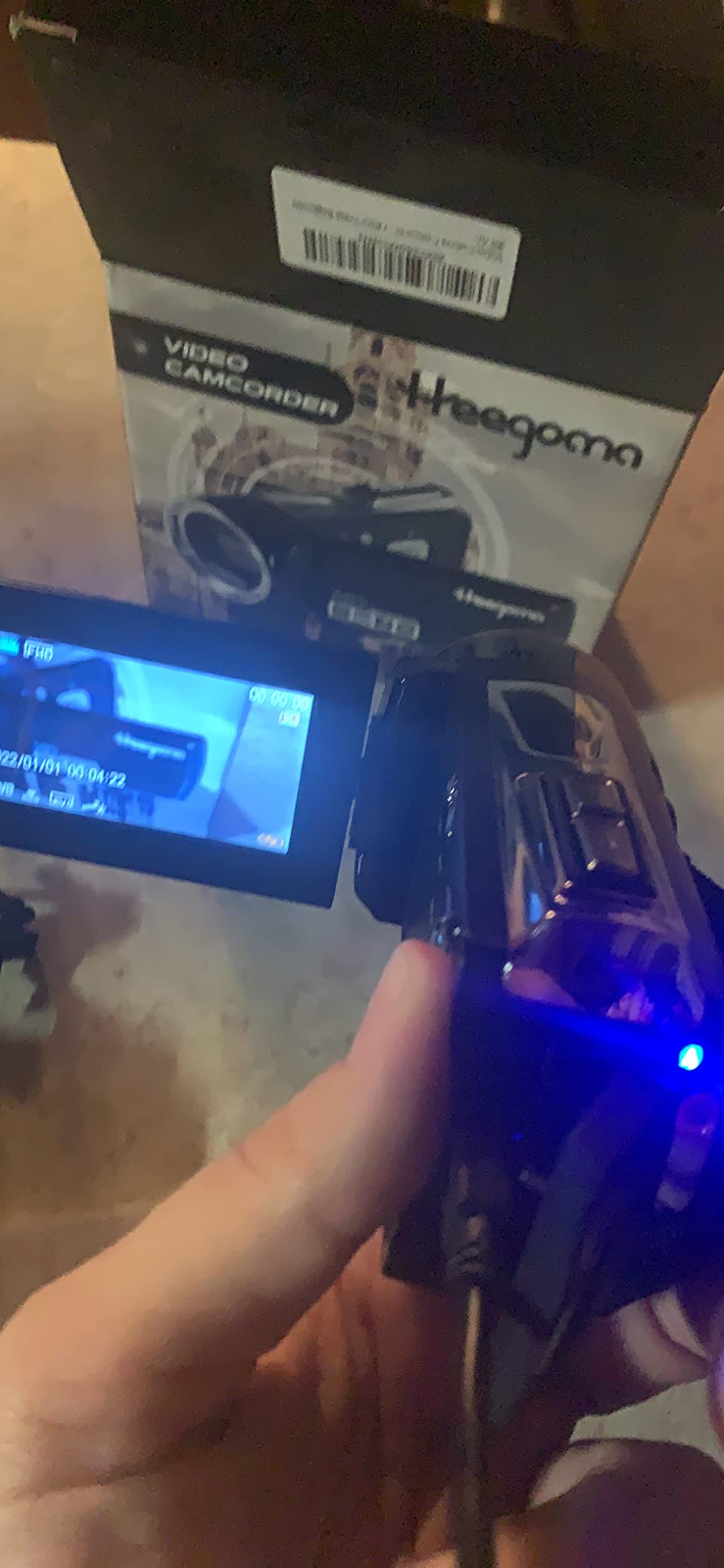 Heegomn Video Camera Camcorder for Kids Full HD 1080P 24MP Digital Cameras Recorder