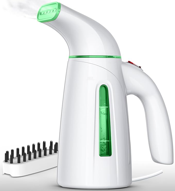 OGHom Steamer for Clothes, Handheld Clothing Steamer for Garment, 240ml Big Capacity 700W Portable Travel Steam Iron (Blue)