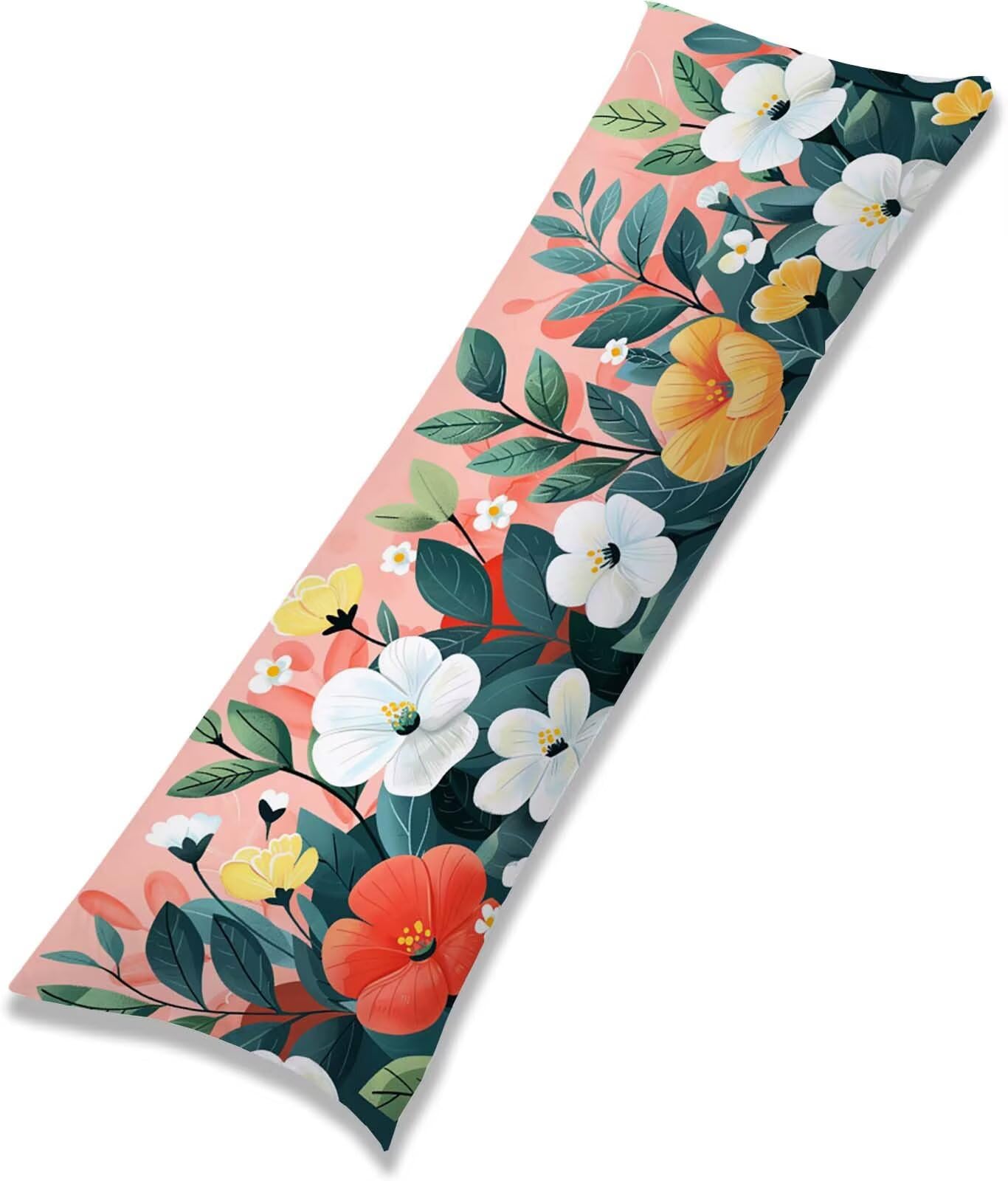 Fodera Cuscino 55 x 160 cm, Aiuola-1 Lino Cuscini per Divano Letto,