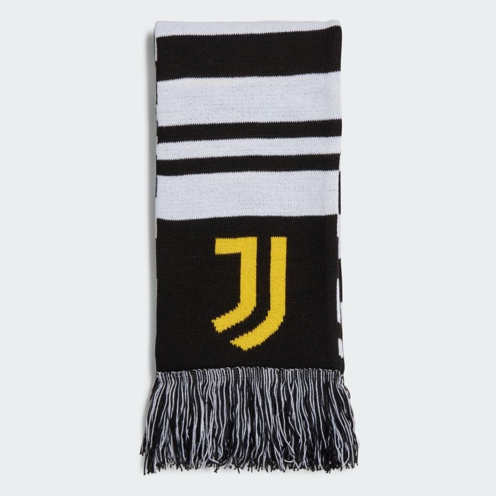 adidas Bufanda para aficionados, Real Madrid, FC Bayern, Arsenal FC, Juventus, Manchester United, tejido de punto suave, extremos clásicos con flecos