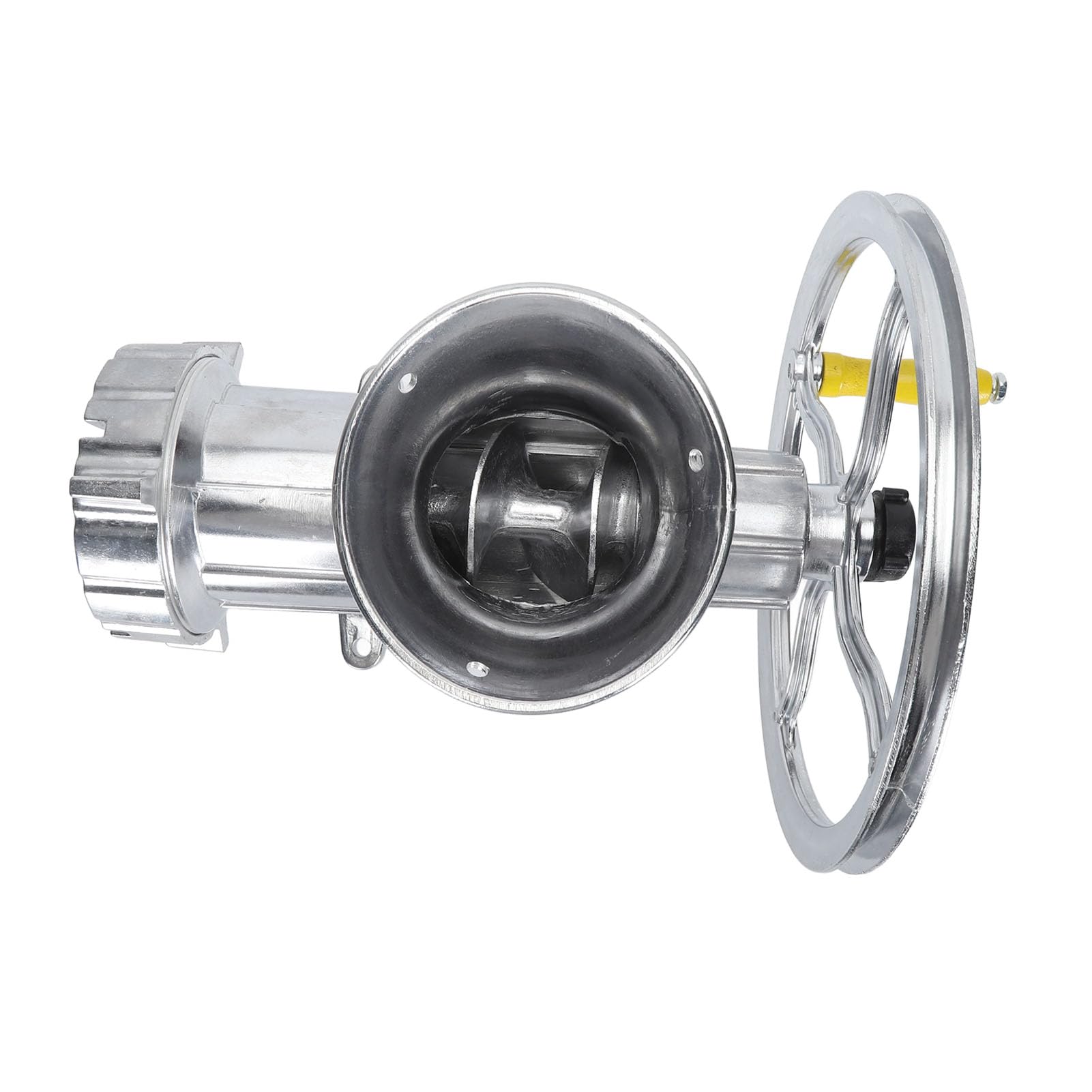Tnfeeon Picadora de Carne Manual Embutidora de Salchichas de Espesor Ajustable Construcción de Aleación de Aluminio con Piezas de Acero de Tungsteno Manivela Abrazadera de Mesa para Cocineros