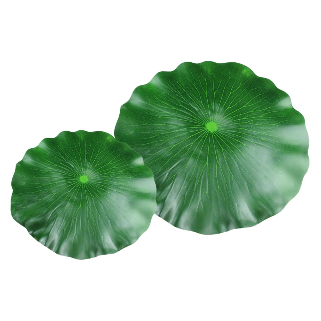 Flor de loto para acuario flotante con hojas que protegen y decoran la pecera