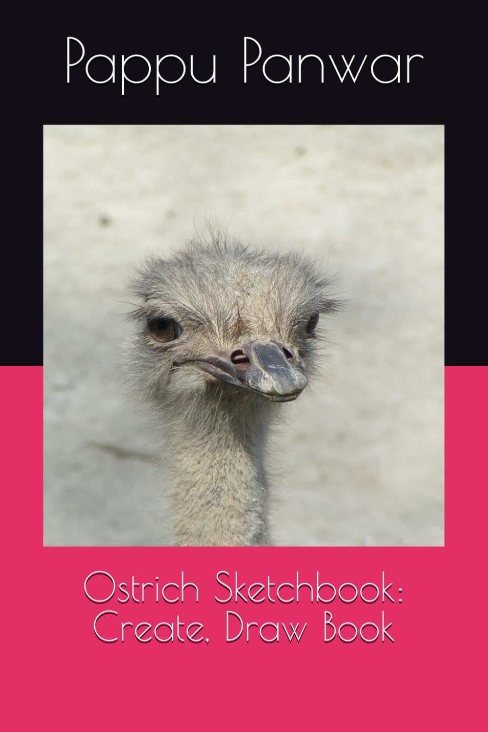 Ostrich Sketchbook: Create, Draw Book