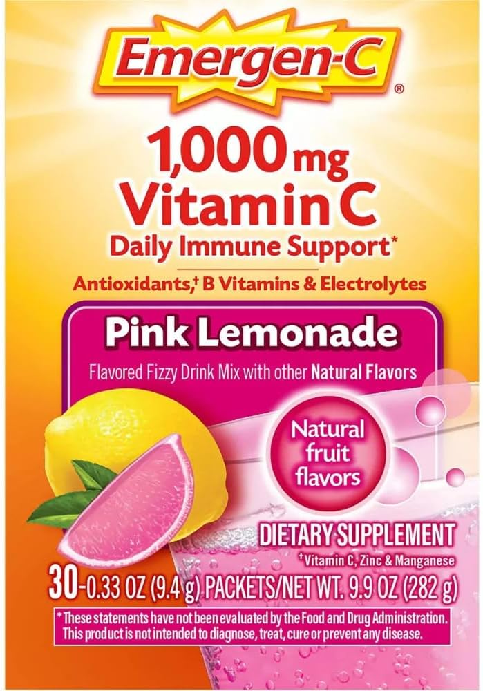 Emergen C Pink Lemonade Pkt 30