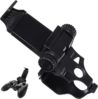 Gadpiparty Game Controller Bracket Holder Phone Stand Clamp for Controller Black Abs Material