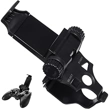 Gadpiparty Game Controller Bracket Holder Phone Stand Clamp for Controller Black Abs Material