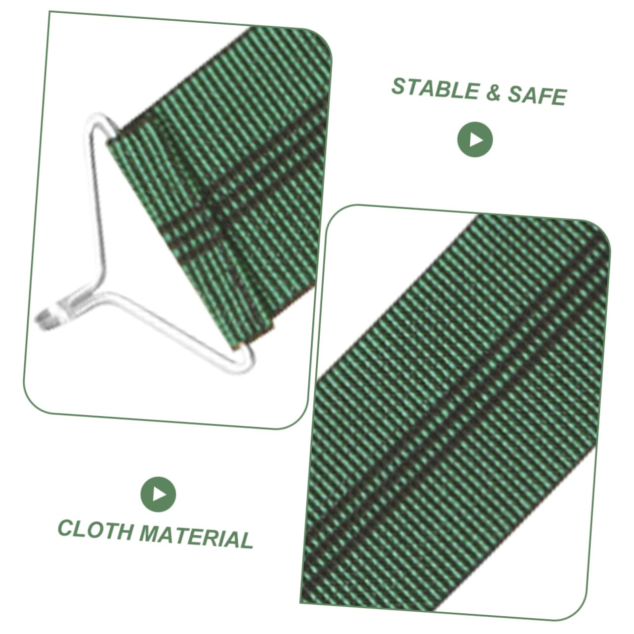 Yardenfun 3pezzi Cinghie Rinforzate Per Sostituzione Tessuto Sedia Sdraio Cinghie Resistenti Anti-strappo Per Riparazione Poltrone Da Giardino Accessori Per Balcone e Sedie Pieghevoli