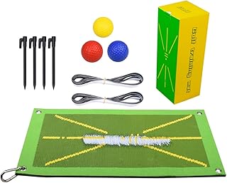 VEGALA golf strength trainers Golf Training Mat for Swing Detection Batting, Golf Swing Path Practice Mat Path Feedback Golf Hitting Mat, Indoor and Outdoor Equipment Pads golf swing trainers