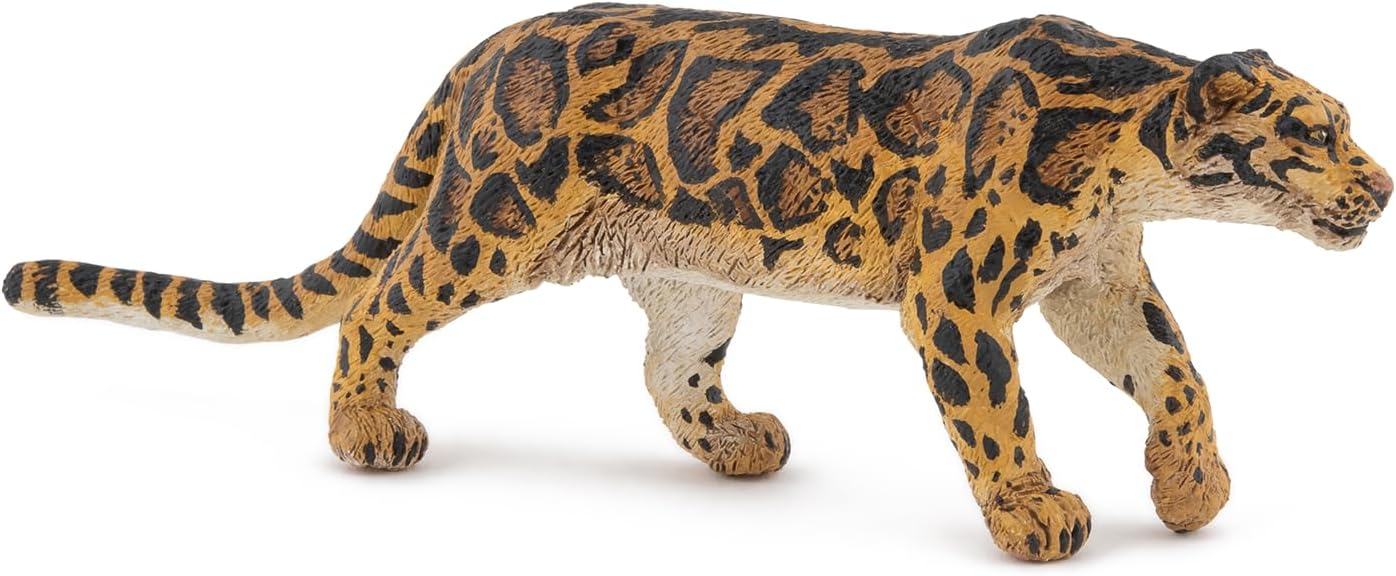 Realistic Clouded Panther Figure - Ages 3+ - Wild Life Collection - Educational Play Wild Feline - Gift Idea Toy for Girls and Boys